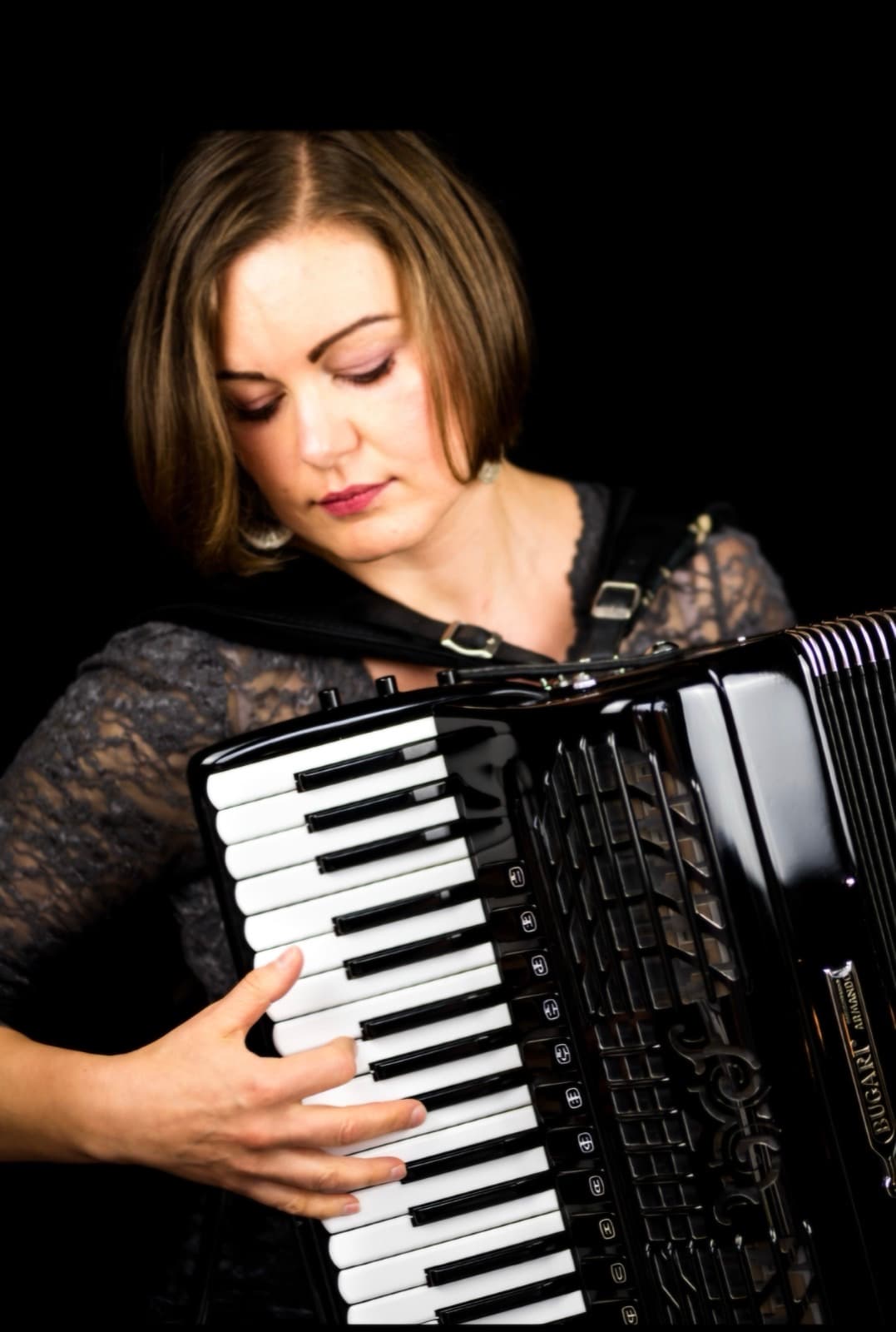 Bianka Brüdgam live am Akkordeon